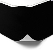 Garten Blumenrahmen Elegante Hochzeit Willkommen S Poster (Ecke)