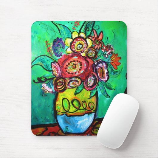 Garten-Blumenstrauß Mousepad (Mit Mouse)