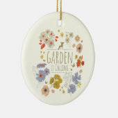 Garten Botanische Blume fürs Gartenbau Mama und Va Keramik Ornament (Rechts)