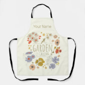 Garten Botanische Blume fürs Gartenbau Mama und Va Schürze (Vorderseite)