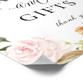 Garten Botanische Pastelle Blumenkarten - Geschenk Poster (Ecke)