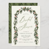 Garten Botanisches Brautparty Party Einladung (Vorne/Hinten)