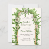 Garten-Brautparty Einladung (Vorderseite)