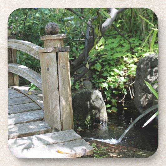 Garten-Brücke Untersetzer (Vorderseite)