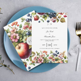 Garten bunter Sommer Einladung