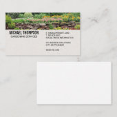 Garten | Bushs und Blume Visitenkarte (Vorne/Hinten)