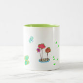 Garten Cartoon Tasse (Mittel)