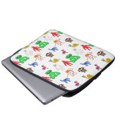 Garten Characters Anime Laptopschutzhülle (Vorne Knopf)