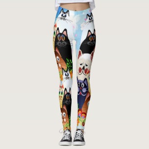 GARTEN CLOWDER DER KATZEN LEGGINGS