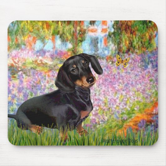 Garten - Dacshund (BT16) Mousepad (Vorne)