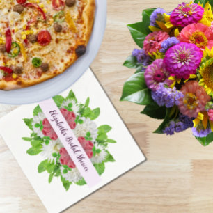 Garten-Dahlie-Brautjungfernparty Serviette