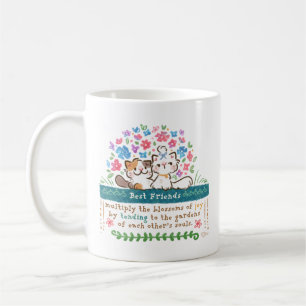Gärten der besten Freunde - Paisley & Mignon Katze Kaffeetasse