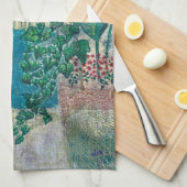 Garten der Blume Geschirrtuch (Viertel Falte)