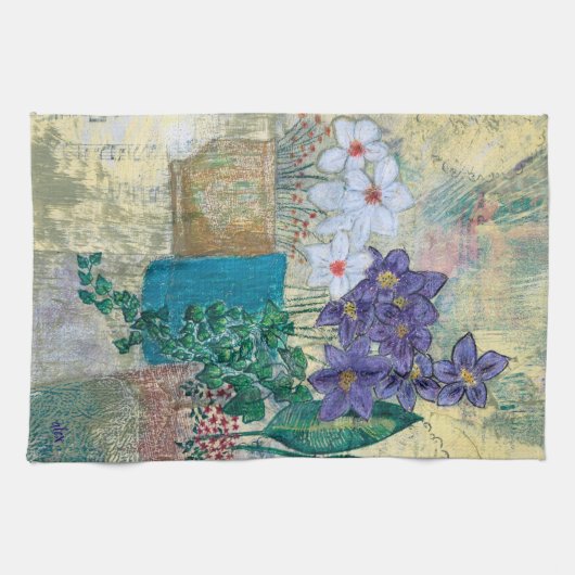 Garten der Blume Geschirrtuch (Horizontal)