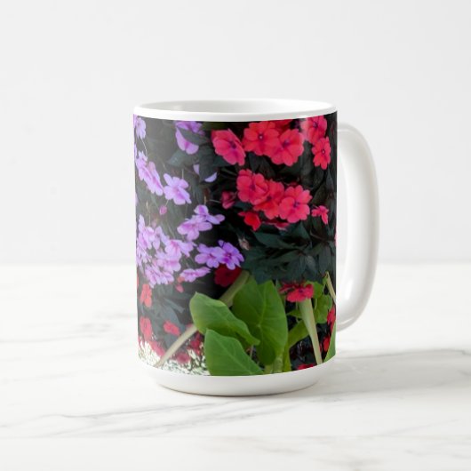 Garten der Blume Kaffeetasse (VorderseiteRechts)