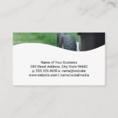 Garten der Blume | Landscaping-Symbole Visitenkarte (Rückseite)