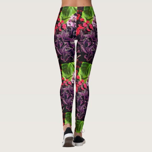 Garten der Blume Leggings (Rückseite)