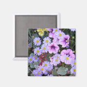 Garten der Blume Magnet (Vorderseite/Rückseite)