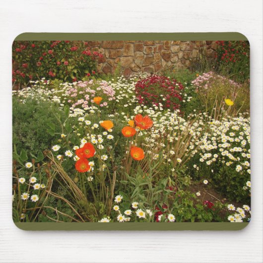 Garten der Blumen Mousepad (Vorne)