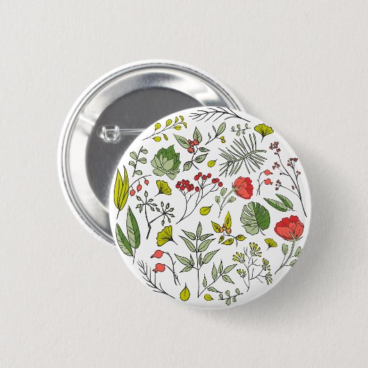Garten der botanischen Wildblume Button (Vorne & Hinten)