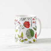 Garten der botanischen Wildblume Kaffeetasse (VorderseiteRechts)