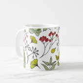 Garten der botanischen Wildblume Kaffeetasse (Vorderseite Links)