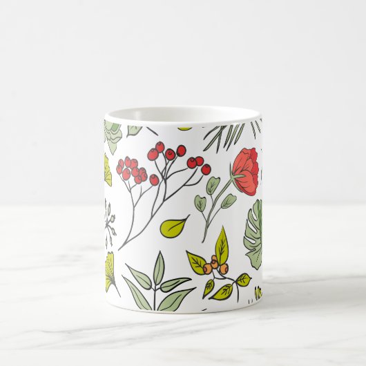 Garten der botanischen Wildblume Kaffeetasse (Mittel)