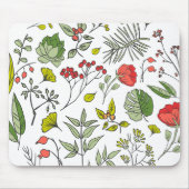 Garten der botanischen Wildblume Mousepad (Vorne)