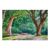 Gärten der Calouste Gulbenkian Stiftung. Fotodruck (Vorne)