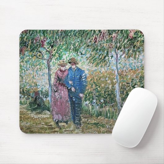 Garten der Courting Couples Van Gogh Gemälde Mousepad (Mit Mouse)