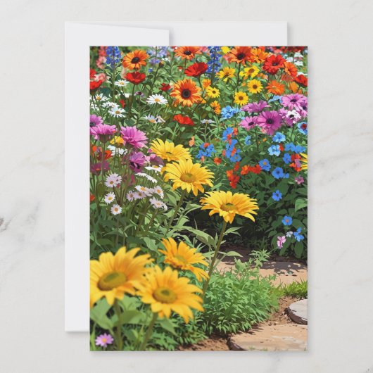 Garten der Dankbarkeit Dankeskarte (Vorderseite)