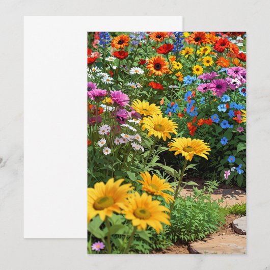 Garten der Dankbarkeit Dankeskarte (Vorne/Hinten)