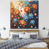 Garten der ewigen Lichter Leinwanddruck (Insitu (Schlafzimmer))