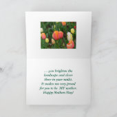 "GARTEN DER FARBEN TULIPS", MÜTTERTAGKARTE KARTE (Innenseite)