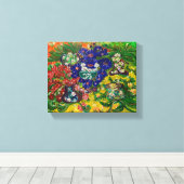 Garten der Freude - Om Leinwand Malerei (Insitu (Holzboden))