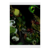 "Garten der Geduld" Glossy Poster (Vorderseite)
