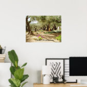 Garten der Gethsemane-Christentum-Plakate Poster (Heimbüro)