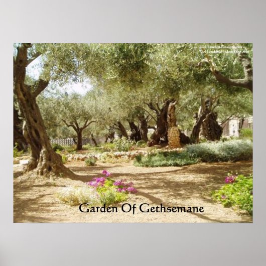 Garten der Gethsemane-Christentum-Plakate Poster (Vorne)