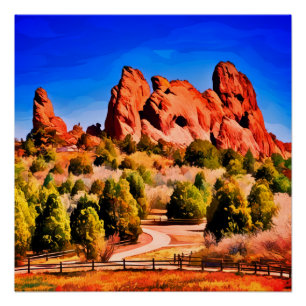 Garten der Gods Colorado Springs Poster