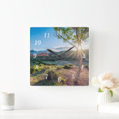 Garten der Götter Baum Sonnenbrunst Wand Uhr (Zuhause)