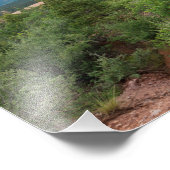 Garten der Götter Berge und Hügel Fotodruck (Ecke)