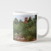 Garten der Götter Berge und Hügel Jumbo-Tasse (Rechts)