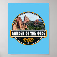 Garten der Götter Colorado Ringe Reisemblem