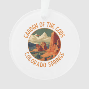 Garten der Götter Colorado Springs Distressed Krei Ornament