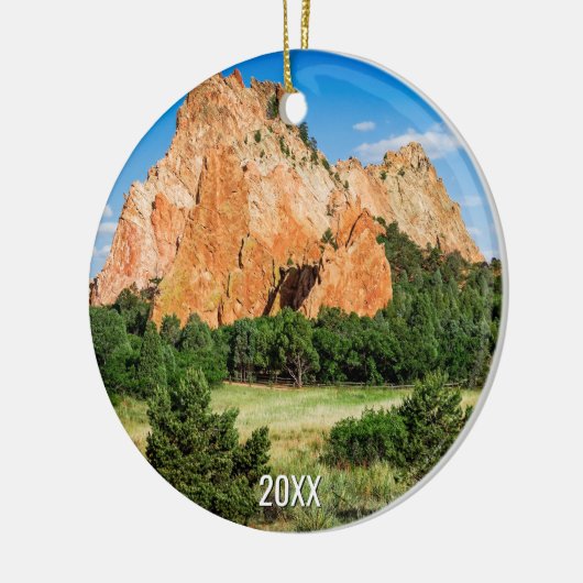 Garten der Götter, Kolorado-Quellen, CO Keramik Ornament (Links)