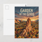 Garten der Götter Postkarte (Vorne/Hinten)