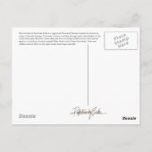 Garten der Götter Postkarte (Rückseite)