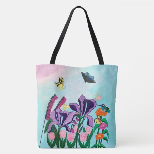 Garten der himmlischen Freuden Tasche (Rückseite)