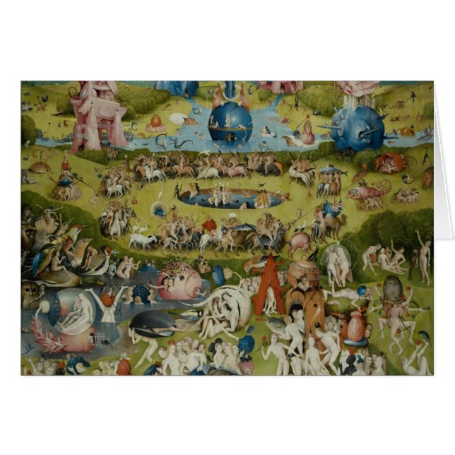 Garten der irdischen Freuden, 1490-1500 (Vorderseite (Horizontal))