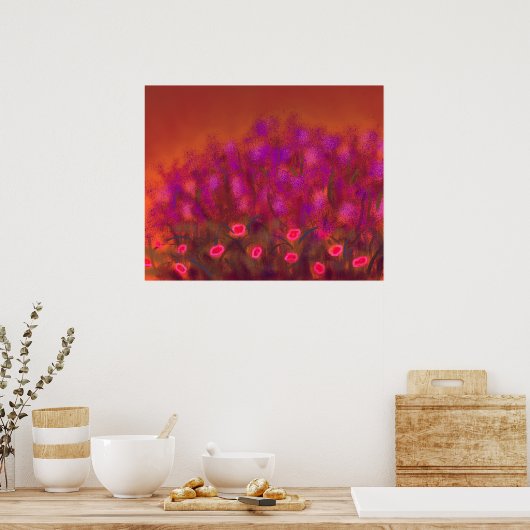 Garten der Leidenschaft Poster (Küche)